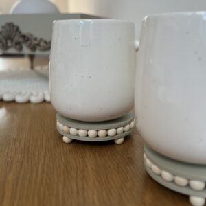 PODKŁADKI pod kubek boho – kolor zielony