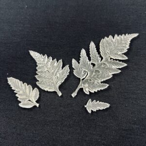 ODLEW dekoracyjny z żywicy epoksydowej PAPROTKI